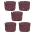 Brown Speckled Cork Zipper Coin Purse